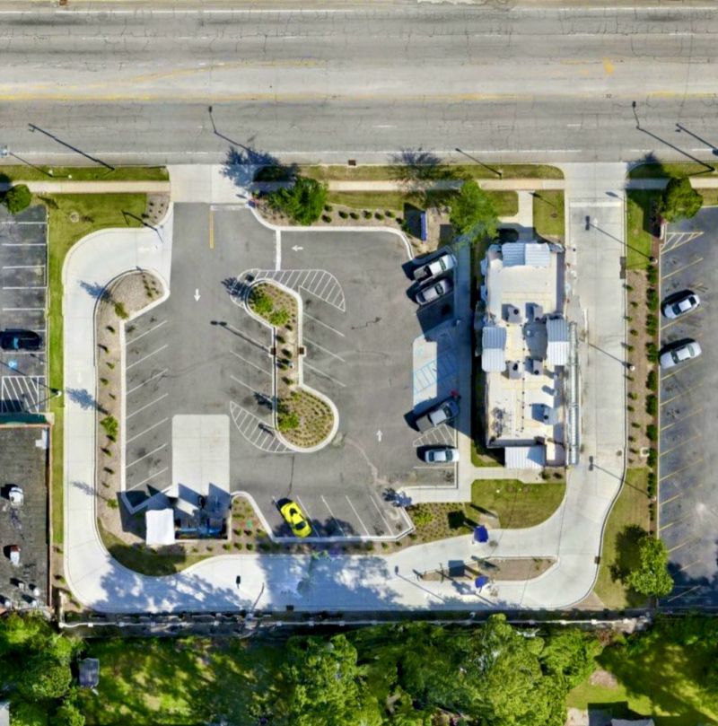Drone orthomosaic from an ALTA/NSPS survey